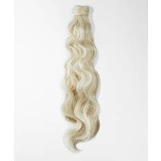 Rapunzel Fibre Clip-in Ponytail Beach Wave, Vegan hair 10.10 Platinum Blonde 50 cm