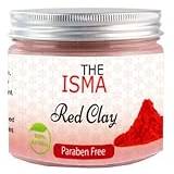 Clay Face Mask, 100% Natural Kaolin Clay Mask, Clay Deep Skin Pore Cleansing, Hydrating, Tightens Pore, Purify & Brighten Your Skin Face Masks (Red)