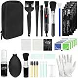 20-in-1 Professional Camera Cleaning Kit, DSLR Camera Cleaning Accessories with Storage Box, Lens Cleaner, Lens Brush, Air Blower, Lens Cleaning Pen, Cleaning Cloth, Cleaning Swabs, Gloves
