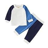 Xmiral Toddler Girls Boys Winter Long Sleeve Tops Pants 2PCS Outfits Clothes Set for Babys Clothes Underwear Set Toddler Girl Outfit (B, 10-11 Years)