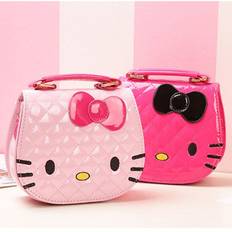 Sanrio hello kitty messenger bag for children kt girl fashion princess bag pu shoulder bag - D
