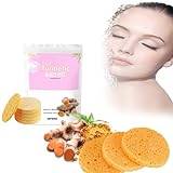 Turmeric Kojic Cleansing Pads - Contains Vitamin B5 to Whiten and Brighten Skin Tone - Exfoliates Away Stubborn Dark Spots, Sunspots, Freckles Etc - Daily Facial Gentle Cleansing.