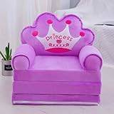 Toddler Furniture for Girls, Couch for Toddlers, Plush Foldable Kids Sofa Plush Foldable Kids Sofa, Pp Cotton Interior Filling, Easy To Clean and Carry