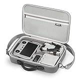 STARTRC Carrying Case for DJI Mini 4 Pro Accessories, Portable Travel Bag for DJI Mini 4 Pro Fly More Combo (for DJI RC 2 Controller)-Drone Shoulder Bag, Gray, Suitcase Set