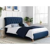 Birlea Brompton Upholstered Bed Frame Blue