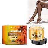 2024 Summer Hot Intensive Tanning Luxe Gel, Soft Brown Intensive Tanning Gel, Tan Accelerator With Coconut Oil And Vitamin A & E, Natural Tanning Accelerator Cream For Outdoor Sun (1PCS)