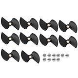 SPYMINNPOO 10pcs Replacement Propeller Kit, for FT009 RC Boat, Improve Controlling Performance, Ultra Long Service Life