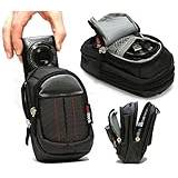 Navitech Black Digital Camera Case Bag Compatible with The Canon IXUS 185