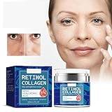 Night Cream Face Moisturizer with Retinol, 2024 Collagen Retinol Face Moisturizer with Hyaluronic Acid, Anti Aging Face Cream, Face Moisturizer for Women