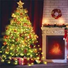 Christmas Tree Lights 280/400 LED Christmas Lights 8/16 String Lights with 8 Light Modes 6.6FT for Christmas Decorations