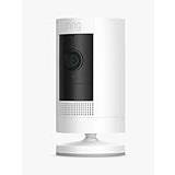 Outdoor Wireless Security Camera with 1080p HD Video, Two-Way Audio, 30-Day Battery Life, Works with Alexa, Ring Stick Up Cam