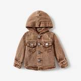 Baby/Toddler Boys Vintage Hooded Denim Jacket
