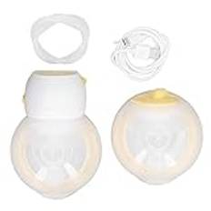 LED Display Hands Free Breast Pump,Wearable Breast Pump, 9 Gears 180ml Capacity Double Breast Pump, Strong Suction Electric Breast Feeding Pump, Easy to Operate, Breastfeeding Essentials