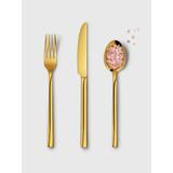 John Lewis Gold Cutlery Set, 6 Piece/2 Place Settings
