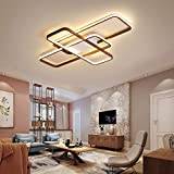 Living Room Lamp Bedroom Lamp Apartment Hallway Decor Modern Dimmable LED Ceiling Light with Remote Control Chic Square Design Acrylic Shade Ceiling Pendant Lamp for Dining room Kitchen Country House