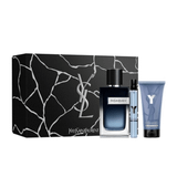 YSL Y for Men Gift Set Eau de Parfum Men's Aftershave Gift Set Spray (100ml) with 50ml Shower Gel & 10ml EDP