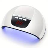 Uv Led Nail Lamp, Dual Light Source Nail Dryer Gel Polish Light With 3 Timer Setting, Nail Polish Curing Gel Led Dryer, Lcd Display Nail Art Manicure Tool With Automatic Sensor