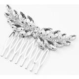 Claire's Silver-Tone Crystal Angel Hair Comb