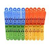 Bigsweety 20pcs Multifunction Laundry Small Drying Clip Plastic Clothespin Windproof Underwear Socks Windproof Clamp Clothes Peg