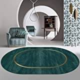 Oval Rugs, Geometry Stripe Pattern Oval Bath Mat Soft Non Slip Small Area Carpet Door Mats Rustic Ethno Rugs Home Decor For Living Room Bedroom Bathroom Entryway(Size:80x160cm,Color:B) (B 140x200cm)