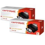 Compatible 2 X Black Toner Cartridge For Brother Fax-8650p Hl-720 Hl-730 Plus
