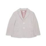 Thom Browne Kids Cotton Striped Blazer (2-12 Years) - grey - 10 yrs
