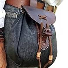 Retro Drawstring Waist Bag for Women Stylish and Versatile Steampunk Belt Pouch for Men Steampunk Fanny Pack