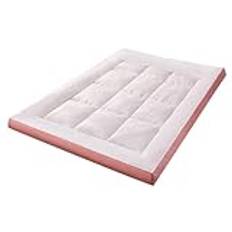 Qianly Futon Mattress Tatami Mat Quilted Bed Mattress Topper Soft Sleeping Pad Floor Mattress for Living Room, Household, Camping, 120cmx200cm