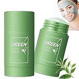 2 Pack Green Tea Cleansing Mask Stick,Green Tea Face Mask, Blackhead Remover with Green Tea Extract, Deep Pore Cleansing, Moisturizing & Oil Control Clay Mask for All Skin Types Men & Women