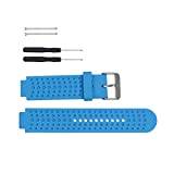 Huabao Watch Strap Compatible with Garmin Approach S20 S5 S6,Adjustable Silicone Sports Strap Replacement Band for Garmin Approach S20 S5 S6 Smart Watch (Blue)