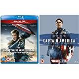 Captain America: The Winter Soldier [Blu-ray 3D + Blu-ray] [Region Free] & Captain America: The First Avenger [Blu-ray] [Region Free]