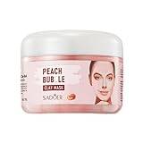 Shefave Bubble Pink Clay Mask - Natural Peach Extract Face Masks Skincare Clay Face Mask Mud Mask for Moisturizing Skin, Deep Cleansing, Controlling Acne, Oil and Refining Pores