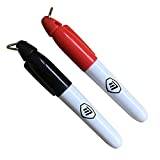Masters Golf Waterproof Ball Marker Pens x 2 In Eco Bag