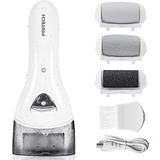 Rechargeable electric foot file with 3 rollers - callus & dead skin remover