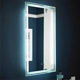 Add style to your bathroom with our illuminated bathroom mirrors.