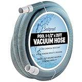 Swimming Pool Vacuum Hose 1-1/2" x 35-Ft, Swivel Cuff Kinkproof Design, Premium Quality Made in USA, Connects to Vacuum Head, Skimmer, Filter Pump for Cleaning In Ground and Above Ground Pools