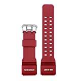 SKM For G-Shock GG-1000/GWG-100/GSG-100 Men Sport Waterproof Replace Bracelet Band Strap Watch Accessories Resin Watchband (Color : Red)