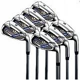 MacGregor VIP Golf Iron Set Stainless Steel Heads Graphite Shafts 5 Iron to SW (7 Irons In Total)
