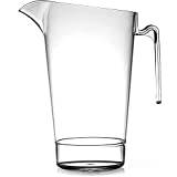 Elite In2stax 2 Pint Polycarbonate Stacking Jug LCE @ 2 Pints. Set of 4 - Graduated Plastic Beer Pitcher