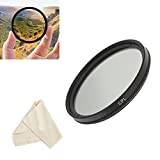 JJC 67mm Variable Neutral Density Filter ND2 to ND400 Canon 90D 80D with EF-S 18-135mm f/3.5-5.6 Lens & More with 67mm Thread Slim Fader ND Filter for Canon EOS R RP R6 with RF 24-105mm F4-7.1 