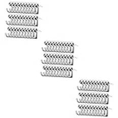 Housoutil 90 Pcs Metal Hook Nail Metal Clothing Rack Picture Hangers Wall Adhesive Strips Picture Hooks for Hanging Heavy Duty Garment Rack Thumbs up Wall Hook Concrete Zinc Alloy with Hook