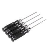 4pcs rc tools hex screw driver set kit 1.5 2.0 2.5 3.0mm for rc helicopter