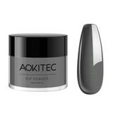Aokitec 28g Dip Powder Cement Gray Fashion Color Nail Dipping Powder French Powder Pro Collection System Nail Art Starter Manicure Salon DIY at Home