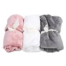 Soft Infant Blanket, 3pcs Soft Breathable Knit Baby Wrap Stretchable Foldable Newborn Photography Props, 70 X 100cm