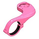 KOM Cycling Computer Mount designed to be used with Garmin Edge Series - Compatible with a range of Garmin commuters including Garmin Edge 530 Mount and Garmin 830 (Pink)