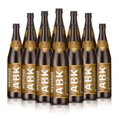 ABK Hefeweizen German Wheat Beer 500ml Bottles - 5.3% ABV (12 Pack)