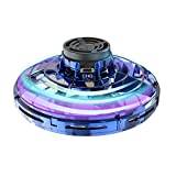 2022 Flying Orb Ball Toy for Kids Cool Flying Spinner Drone RGB Lights Magic Hand-Controlled UFO Magic Hover Orb with 360° Rotating for Kids Indoor Outdoor,Blue