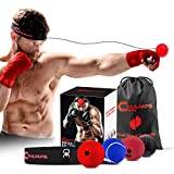 Champs MMA Boxing Reflex Ball - Boxing Equipment Fight Speed, Boxing Gear Punching Ball Great for Reaction Speed and Hand Eye Coordination Training Reflex Bag (Set of 4)