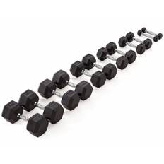 York Individual Rubber Hex Dumbbell (up to 50kg) - 20kg