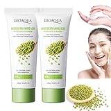 Generic Amino Acid Cleanser | Mung Bean PH-Balance Foaming Cleanser, Mung Bean Amino Acid Facial Cleansing Foam Oil Control Anti-Oxidation Face Cleanser 100g/3.52fl.oz (2pc)